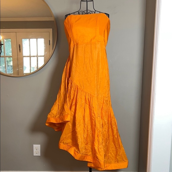 Anthropology Let Me Be Strapless Asymmetrical Dress Size - Picture 5 of 11